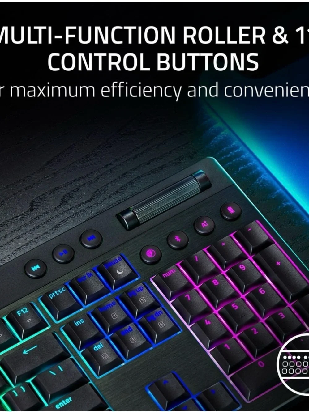 Razer BlackWidow V4 Low-Profile RGB Gaming Keyboard - Black (Brand New Sealed)